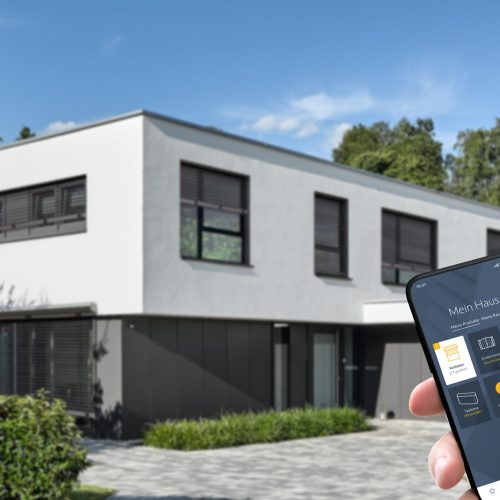 Einfamilienhaus B1 mit Einliegerbüro in Bruchsal; Bauherr: privat; Architekt: Dettling Architekten, D-76229 Karlsruhe, www.dettling-architekten.de; Fertigstellung: 2015