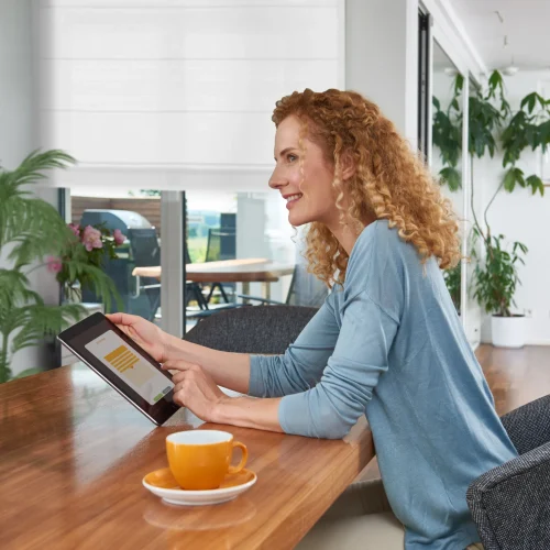 Raffrollo_Esszimmer_iPad